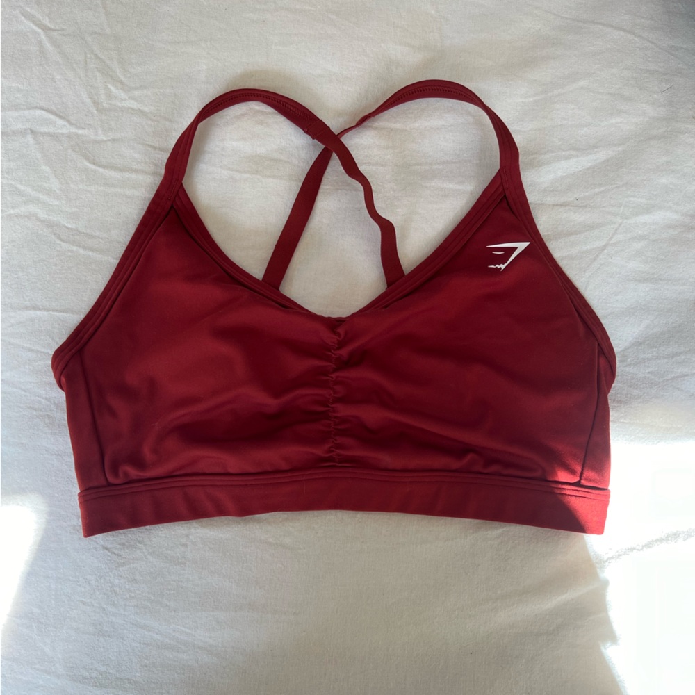 GYMSHARK RUCHED SPORTS BRA